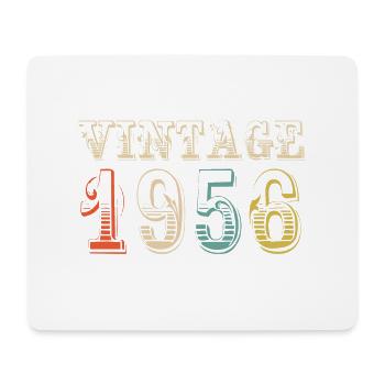Jahrgang 1956 - 68. Geburtstag - 68 Jahre alt - Mousepad (Querformat) - Weiß - Vorne