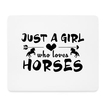 Horse Sport Dressage Show Jumping - Mouse Pad (horizontal) - white - Front
