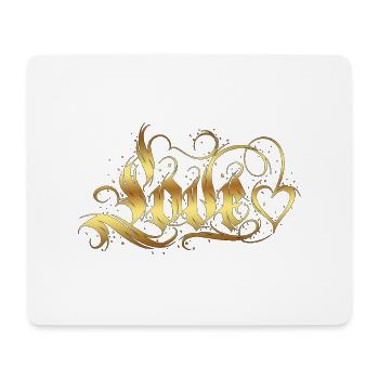 Love Quotes amore Flowers Women girl fashion female - Mouse Pad (horizontal) - white - Front
