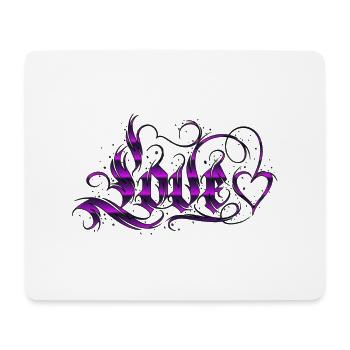 Love Quotes amore Flowers Women girl fashion female - Mouse Pad (horizontal) - white - Front
