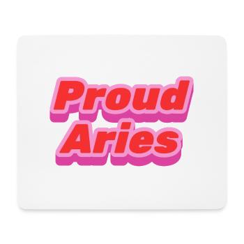 Proud Aries - stolzer Widder - Mousepad (Querformat) - Weiß - Vorne