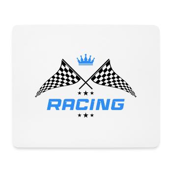 racing symbol - Mousepad (Querformat) - Weiß - Vorne