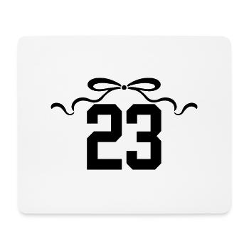 Number 23 Knot - 23rd Anniversary - Mouse Pad (horizontal) - white - Front