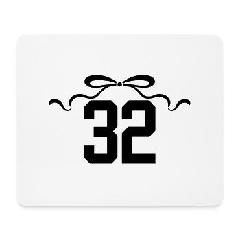 Number 32 Knot - 32nd Anniversary - Mouse Pad (horizontal) - white - Front