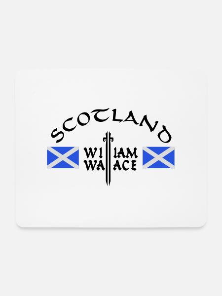 Scotland William Wallace - Mousepad (Querformat) - Weiß