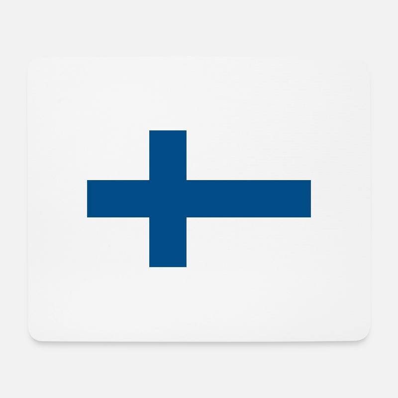 Finnland - Mousepad (Querformat) - Weiß
