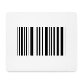 Blanko Barcode - Mousepad (Querformat) - Weiß - Vorne