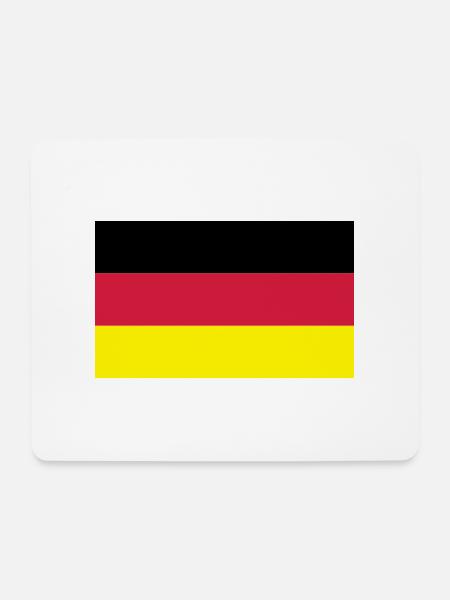 Deutschland - Mousepad (Querformat) - Weiß