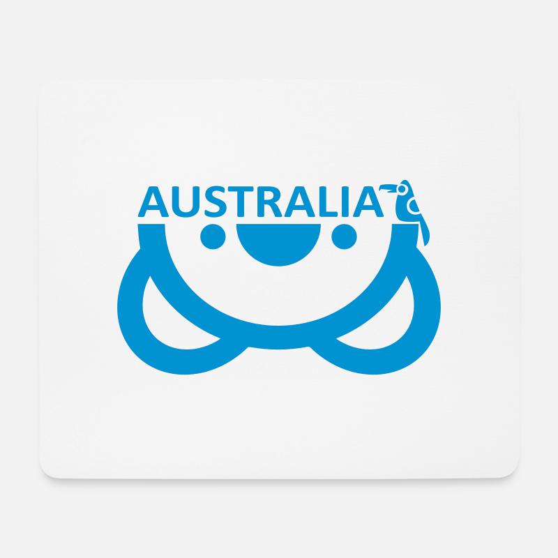 Australia - Mousepad (Querformat) - Weiß