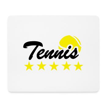 Tennis - Mousepad (Querformat) - Weiß - Vorne