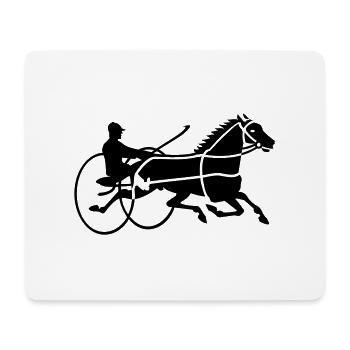 Traber / trotter (19JH, 1c) - Mouse Pad (horizontal) - white - Front
