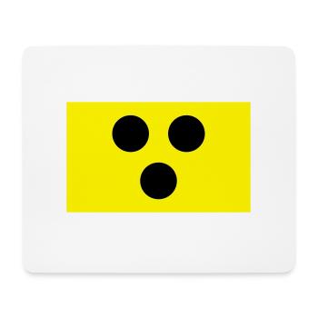 Blindenbinde - Mousepad (Querformat) - Weiß - Vorne