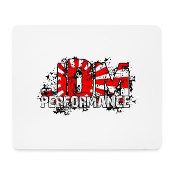 JDM PERFORMANCE - Mousepad (Querformat) - Weiß - Vorne