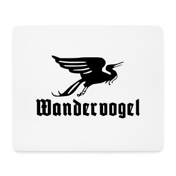 Wandervogel text - Mousepad (Querformat) - Weiß - Vorne