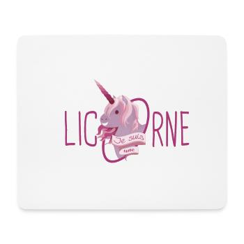 Je suis une licorne - Tapis de souris (format paysage) - blanc - Devant