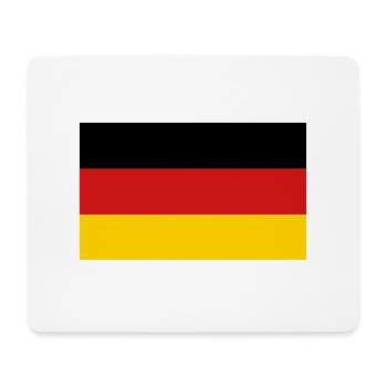 Fahne Flagge Deutschland - Mousepad (Querformat) - Weiß - Vorne