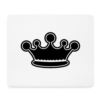 Crown de - Mousepad (Querformat) - Weiß - Vorne