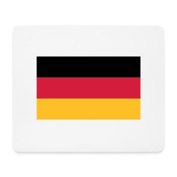 flag_german - Mouse Pad (horizontal) - white - Front