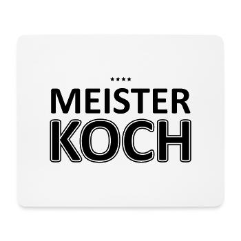 Koch / / Master Chef / / Four Stars / / master - Mouse Pad (horizontal) - white - Front