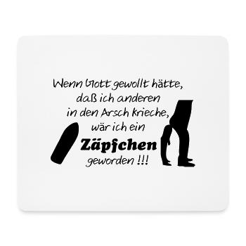 Zäpfchen - Mousepad (Querformat) - Weiß - Vorne