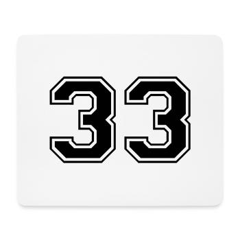 33 - Mouse Pad (horizontal) - white - Front