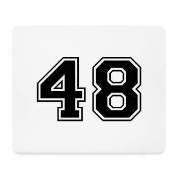 48 - Mouse Pad (horizontal) - white - Front