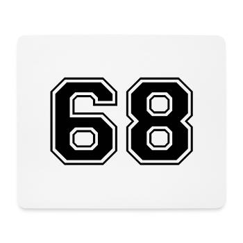 68 - Mouse Pad (horizontal) - white - Front