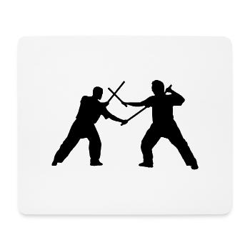 Doppelstock Z - Mousepad (Querformat) - Weiß - Vorne