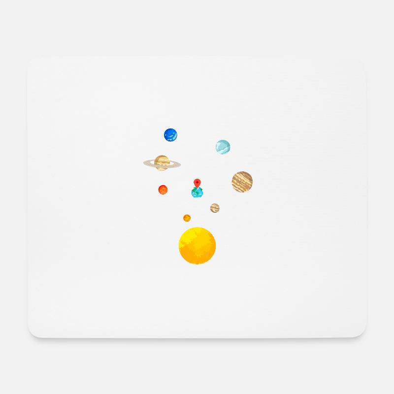 You are here Solar System - Mouse Pad (horizontal) - white