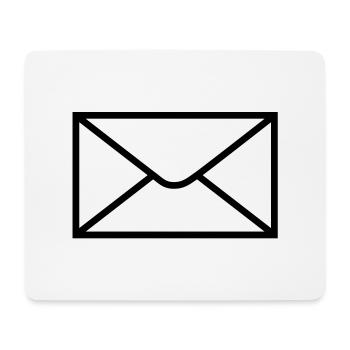 mail_post__f1 - Mousepad (Querformat) - Weiß - Vorne