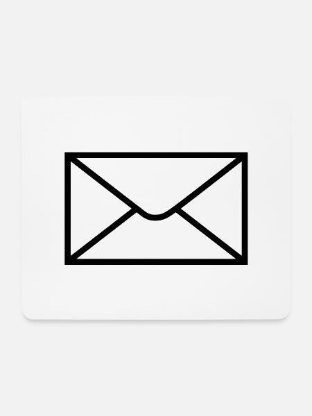 mail_post__f1 - Mousepad (Querformat) - Weiß