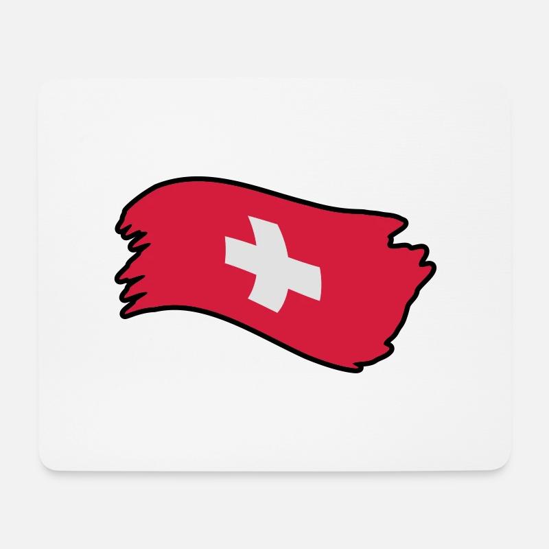 suisse23 - Mousepad (Querformat) - Weiß