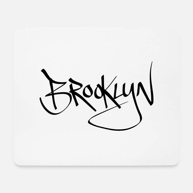 Brooklyn - Mousepad (Querformat) - Weiß