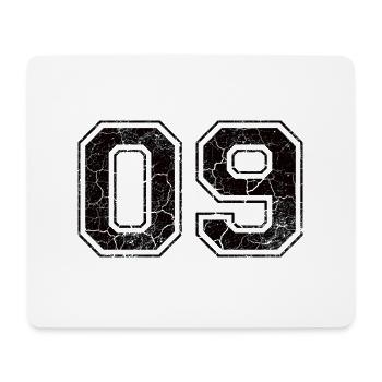 Paie 09 in Grunge Look - Tapis de souris (format paysage) - blanc - Devant