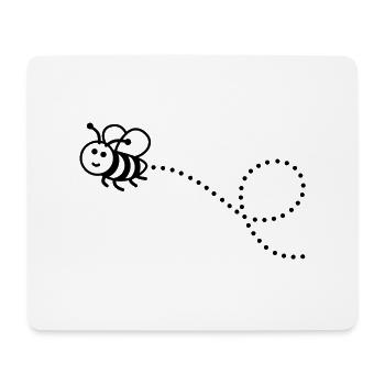 niedliche_biene___f1 - Tapis de souris (format paysage) - blanc - Devant