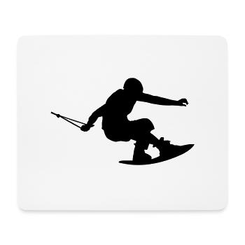 wakeboarder_15 - Mouse Pad (horizontal) - white - Front