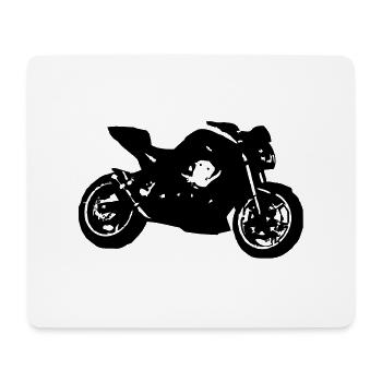 Kawasaki z750 (07) - Mousepad (Querformat) - Weiß - Vorne