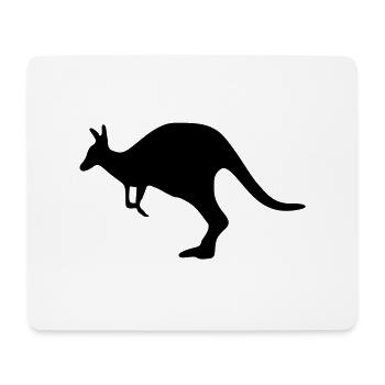 australia kangaroo - Mouse Pad (horizontal) - white - Front