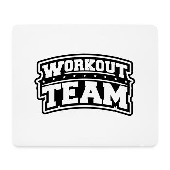 workout_team_dx1 - Tapis de souris (format paysage) - blanc - Devant