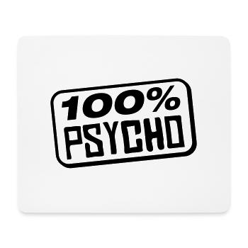 100_pro_psycho_bx1 - Mouse Pad (horizontal) - white - Front