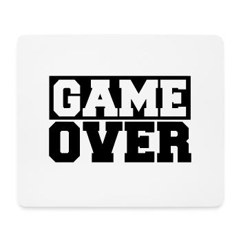 game_over - Tapis de souris (format paysage) - blanc - Devant
