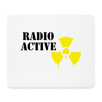 radioactive - Mouse Pad (horizontal) - white - Front