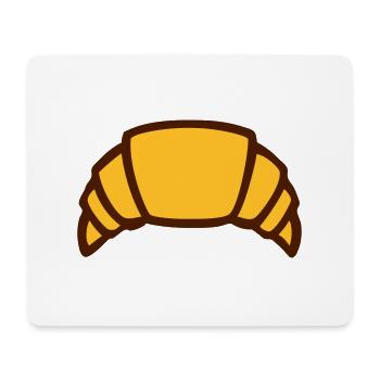 croissant pastry baker pastry chef - Mouse Pad (horizontal) - white - Front