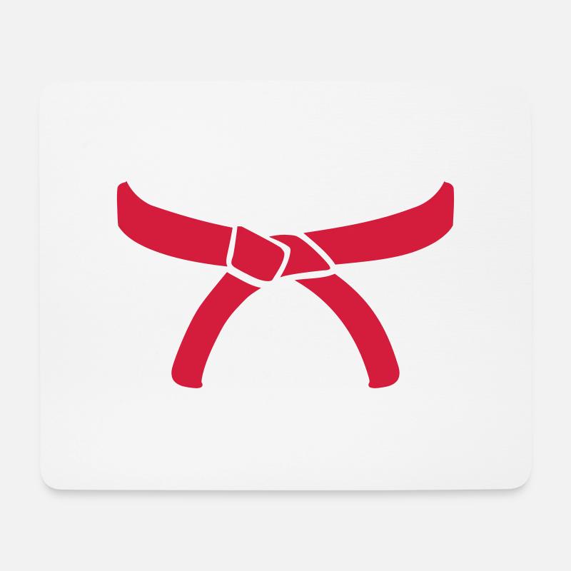 Karate - Tapis de souris (format paysage) - blanc