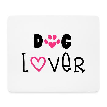 Dog Lover - Mouse Pad (horizontal) - white - Front