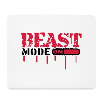 Beast Mode On An Blut Graffit - Mouse Pad (horizontal) - white - Front