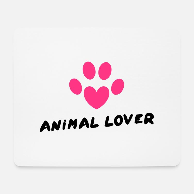 Animal Lover - Mouse Pad (horizontal) - white