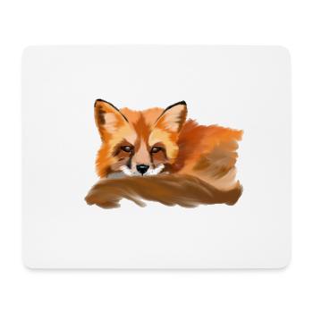 fox - Tapis de souris (format paysage) - blanc - Devant