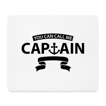 you_can_call_me_captain_f1 - Mousepad (Querformat) - Weiß - Vorne