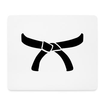 Judo - Tapis de souris (format paysage) - blanc - Devant